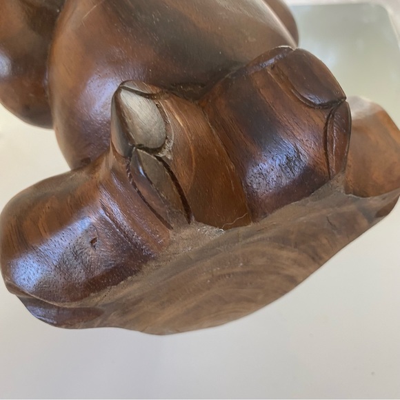 Vintage Wood Carved Elephant - Picture 13 of 13